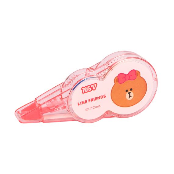 Корректор-ручка ленточный YES Line Friends 340129 6 м | Зображення 1