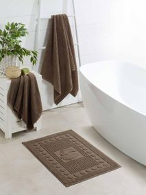 Рушник Zeron 128363 Туреччина 90*50  Махра Коричневий