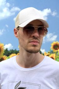 Мужская бейсболка-тракер «I`m Ukrainian» (1392-1) бежевый