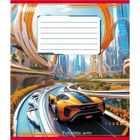 Зошит учнівський "Авто майбутнього" 018-530292K-3 в клітинку, 18 аркушів