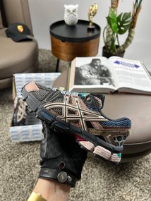 Кросівки ASICS Gel-Kahana 8 Navy Grey Pink / асікс кахана 8 текстиль  , В'єтнам 39 24.5 см