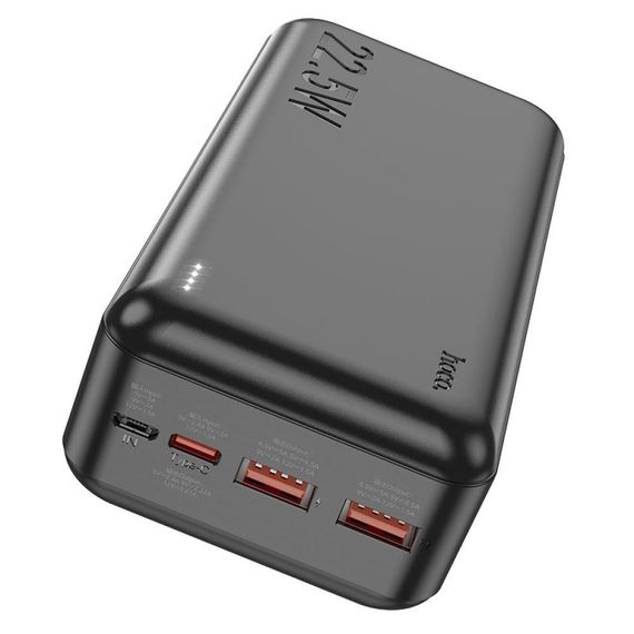 Універсальна Мобільна Батарея Power Bank Hoco J101B Astute 22.5W fully compatible 30000 mAh Колір Чорний | Зображення 2