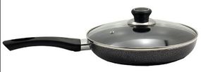Сковорода d28 см скляна кришка а/п Non Stick PN-28H Interos