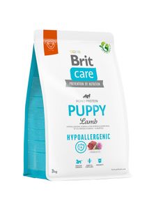 Корм Brit Care Puppy All Breed Lamb Hypoallergic сухий гіпоалергенний з ягнятком для цуценят всіх порід 3 кг