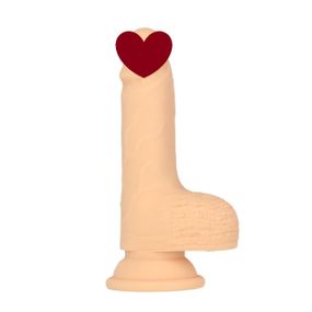 Фалоімітатор-пульсатор Naked Addiction 6.5″ Thrusting Dong With Remote, рухи вперед-назад, пульт ДК Sex Aura