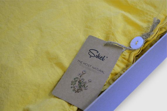 Постільна білизна Sikel Stonewashed Soho 200 х 220 см Sari | Зображення 1