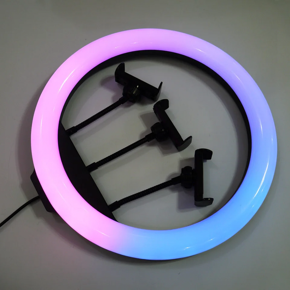 Кільцева LED RGB лампа для селфі 36 см XPRO (234560880_317) | Зображення 7