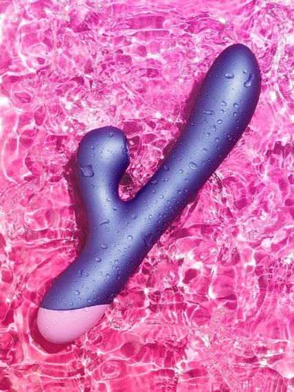 Вибратор-кролик с пульсатором для клитора ROMP Pulse фиолетовый sexstyle | Зображення 8