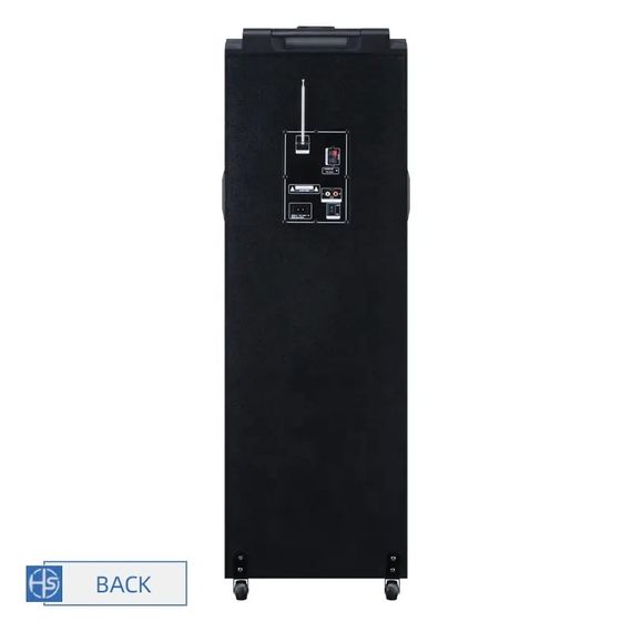 Акустическая система портативная XPRO HS-TD1020 с двумя микрофонами караоке(MER-15697_9455) | Зображення 8