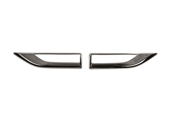 Накладки на повторювачі 2015-2019 (2 шт., чорний хром) для Volkswagen T6 2015-2024, 2019-2024 рр