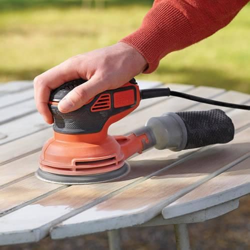 Шліфмашина ексцентрикова мережева BLACK+DECKER KA199 | Зображення 2