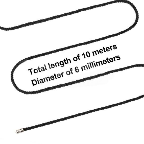 Мотузка - Rebellion Reign Black Bondage Rope, 10 м sexstyle | Зображення 7