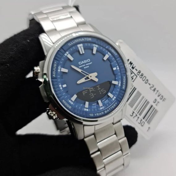 Часы наручные мужские Casio AMW-880D-2A1 | Зображення 1
