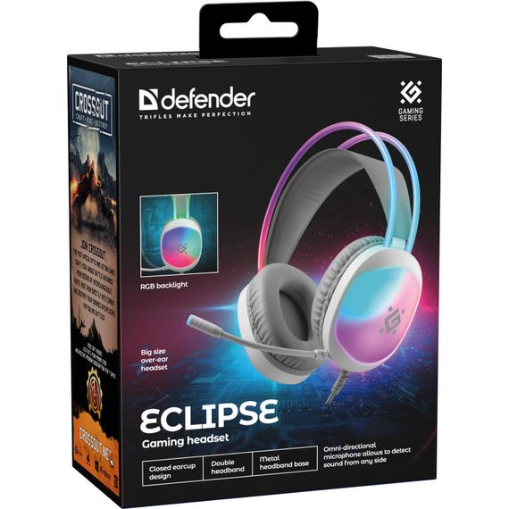 Гарнітура Defender Eclipse, USB, 2м, White | Зображення 3