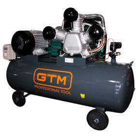 Компресор виского тиску ремінний GTM KC3090-220L (220 л, 900 л/хв, 7.5 кВт, 380-400 В)