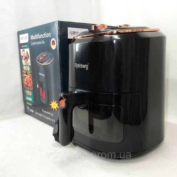 Электроустройство для жарки без масла, Фритюрница электрическая для фри Домашняя фритюрница фри RJ-16