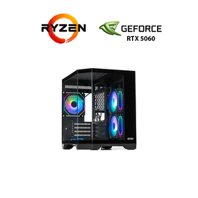Ігровий ПК STALKER Tower / AMD Ryzen 5 8400F (6 (12) ядер по 4,2 - 4,7 ГГц) / 16 ГБ DDR5 / 256 ГБ SSD + 1000 ГБ HDD / nVidia GeForce RTX 5060, 8 ГБ GDDR7, 128-біт