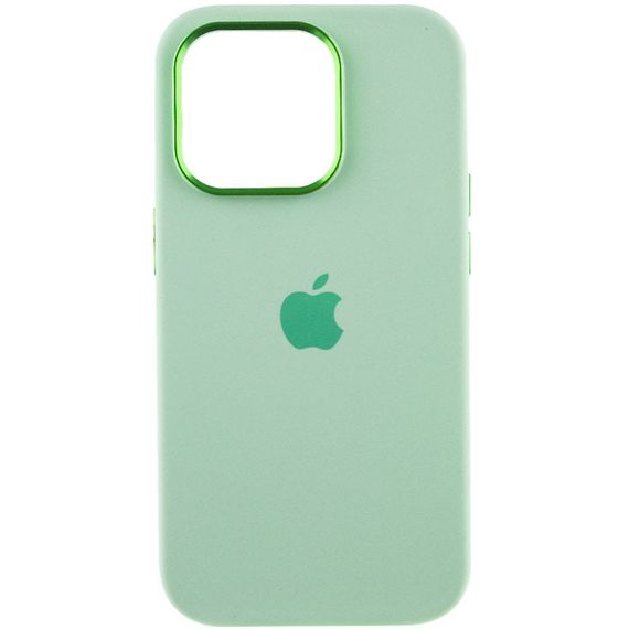 Чохол Silicone Case Metal Buttons (AA) для Apple iPhone 14 Pro (6.1") | Зображення 1