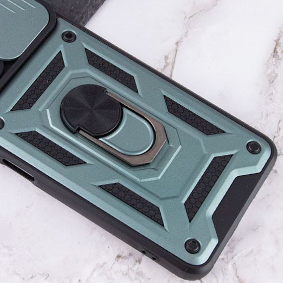 Ударостійкий чохол Camshield Serge Ring для Samsung Galaxy A03, Зелений | Зображення 1