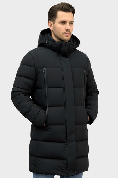 Чоловіча Парка Sun`s House  розмір: 64 Чорний (арт. DV-80-black) | Зображення 1