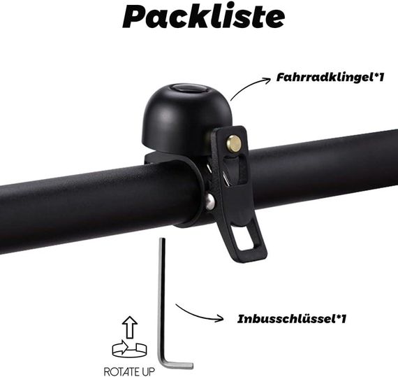 Велосипедний дзвінок Arkim, велосипедний дзвінок у стилі ретро, мінідзвінок 120 дБ | Зображення 1