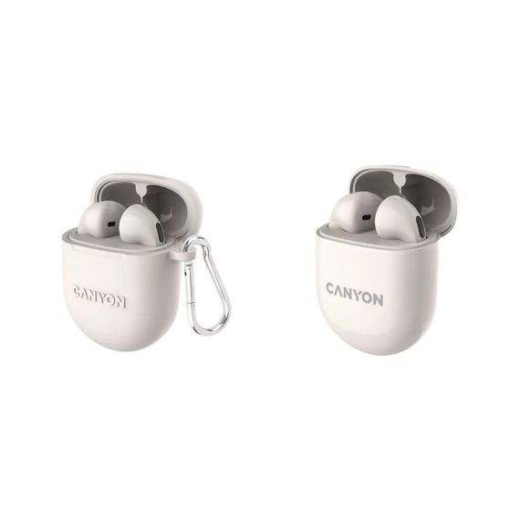 Навушники Canyon TWS-6 Beige (CNS-TWS6BE) | Зображення 2