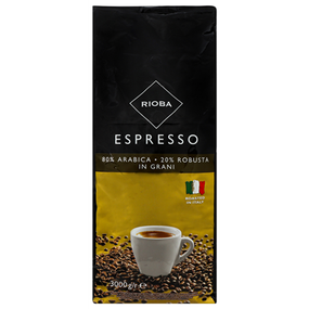 Кава Rioba Espresso натуральна смажена в зернах 3кг