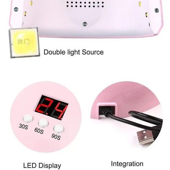 Сушилка для ногтей 36w FD 258 Beauty Nail, Лампа для сушки гель-лака дома, Универсальная лампа для сушки гель лака | Зображення 4
