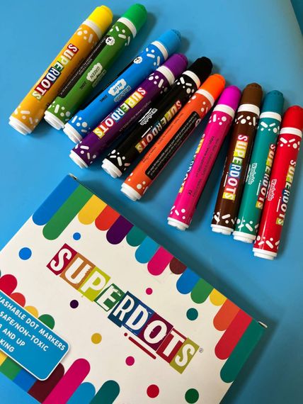 Детские точечные маркеры 35509, 10 цветов по 60 мл | Зображення 2