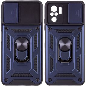 Ударостійкий чохол Camshield Serge Ring для Xiaomi Redmi Note 10 / Note 10s / Poco M5s Синій