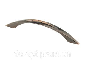 Ручка меблева DC D-663/96 G1 нікель чорний /C мідь