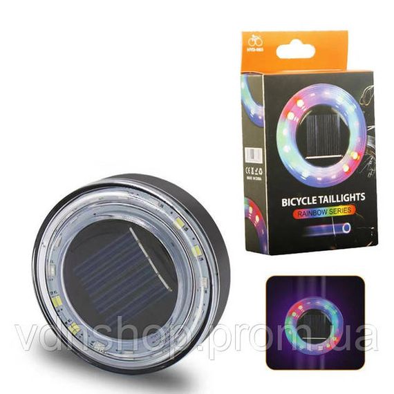 Велоліхтар задній на багажник, Мигалка задня на акумуляторі для велосипеда, Ліхтар для нічної їзди TR-62 | Зображення 1