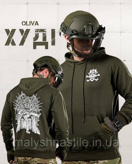 Тактическая худи MAKLIN Girl  трон олива  ДЛ7068 | Зображення 5