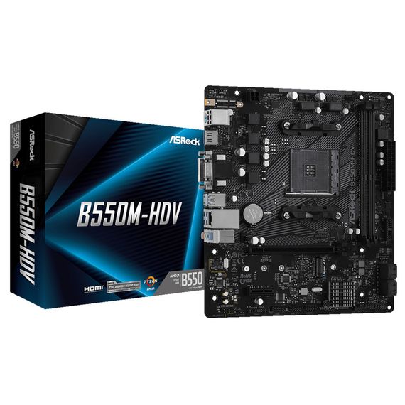 Материнська плата ASRock B550M-HDV | Зображення 1