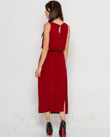 Платье для женщин цвет бордовый FI_000140 | Зображення 2