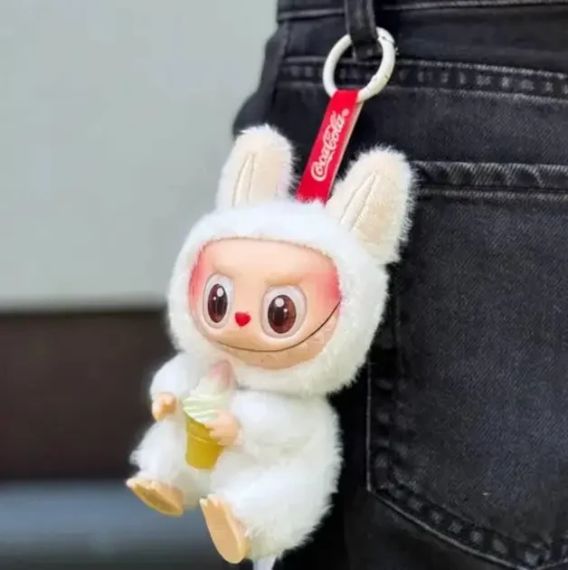 Іграшка Лабубу сюрприз м'який брелок Labubu McDonalds Coca-Cola Series для сумки ключів | Зображення 1