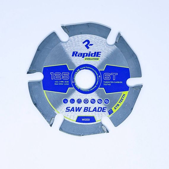 Пильний 6-тизубий диск Rapide Evolution 125х22.23мм