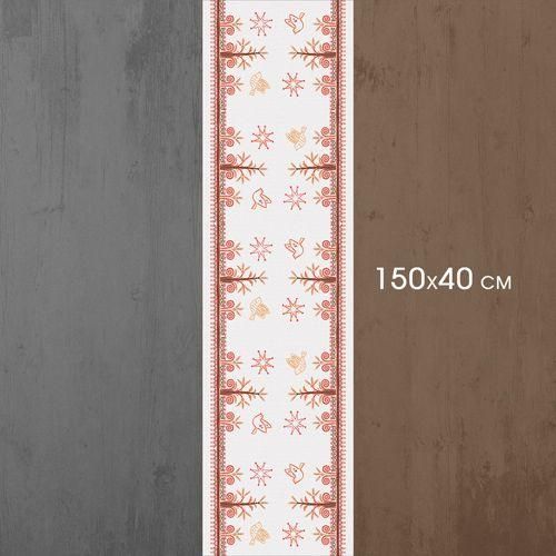 Доріжка на стіл Зірка та пташки 150x40 см (DR__25NG005) | Зображення 2