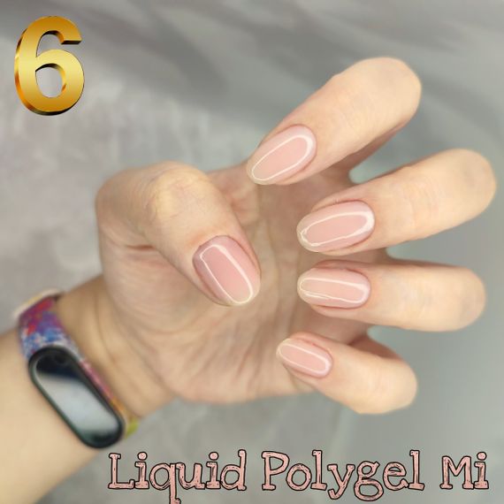 Жидкий полигель Мі #6 темный беж 8мл | Зображення 1