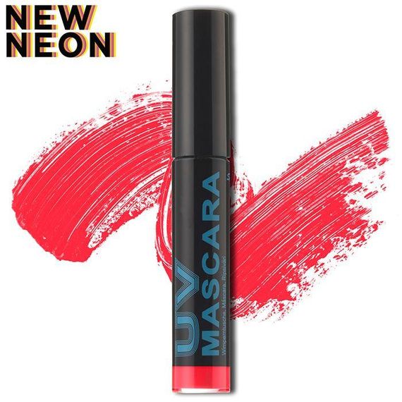 Неоновая цветная тушь для ресниц Красная Stargazer Neon Mascara Red 10 г
