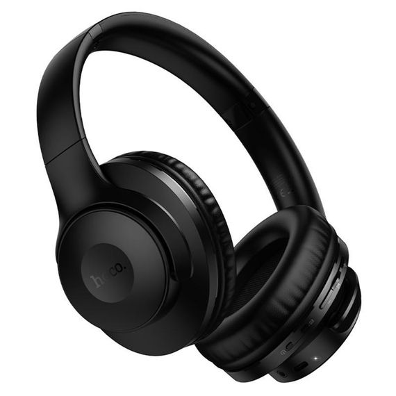 Накладні бездротові навушники Hoco W71 Cool sound Black | Зображення 4