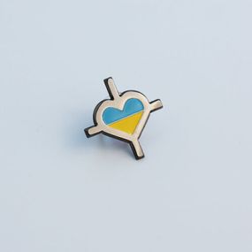 Значок Gusev_art Захищай своє 20х20 мм (6235)