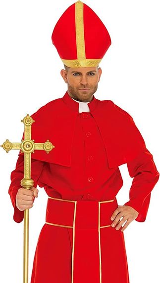 Костюм Кардинал чоловічий Leg Avenue Costume Cardinal Red XL Sex Aura | Зображення 2