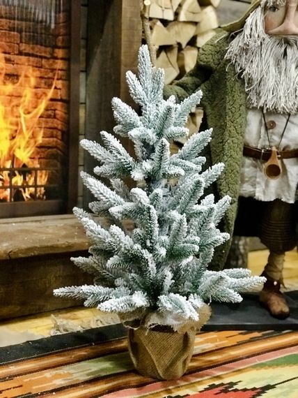 Ялинка Classic лита в мішковині 70 см засніжена | Зображення 7