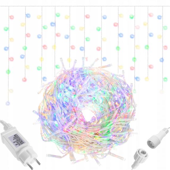 Гірлянда бахрома вулична (зовнішня) Springos 8 м 200 LED CL0203 Mix | Зображення 9