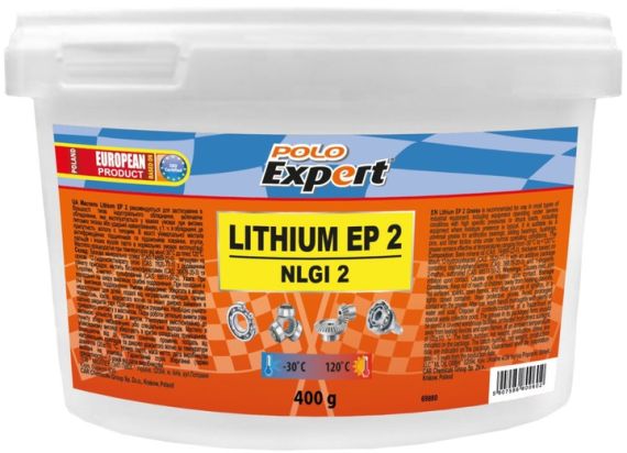 Мастило літієве Polo Expert Lithium EP-2 0,4кг банка пл