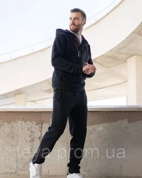 Спортивний костюм колір чорний розміри S, M, XXL FI_005502 | Зображення 1
