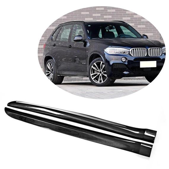 Накладки на пороги (для M-Sport, Карбон) для BMW X5 F-15 2013-2018 гг
