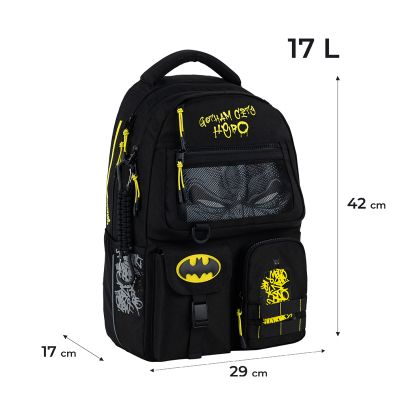 Рюкзак школьный Kite Education teens 2587M DC Batman (DC25-2587M) | Зображення 7