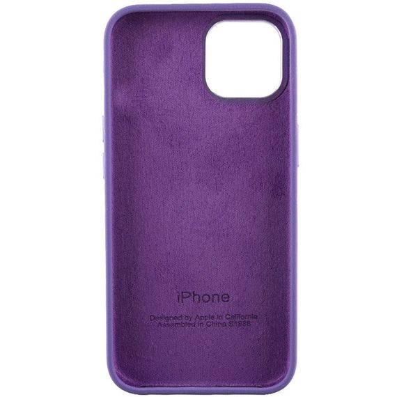 Чохол Silicone Case Metal Buttons (AA) для Apple iPhone 12 Pro Max (6.7") Силікон, Фіолетовий/Iris | Зображення 3